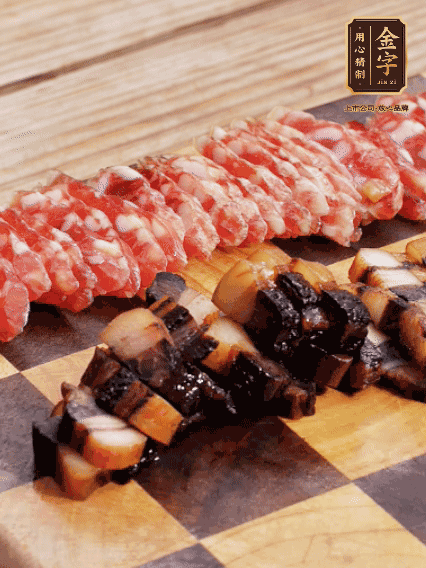 金字二八臘腸、金字醬油肉切薄片